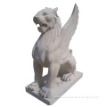 Wholesale Marble Life Size Tiger with Wings Statue